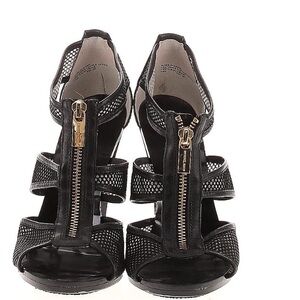 Michael Kors Black and Gold Heels